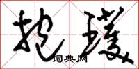 刘少英抱璞草书怎么写