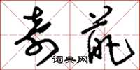 刘少英奇葩草书怎么写