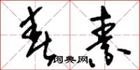 刘少英春素草书怎么写