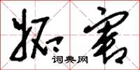 刘少英妒害草书怎么写