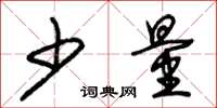 朱锡荣少量草书怎么写