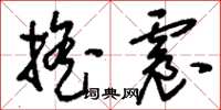 刘少英摇震草书怎么写