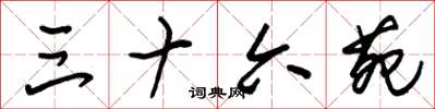朱锡荣三十六苑草书怎么写