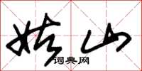 朱锡荣姑山草书怎么写