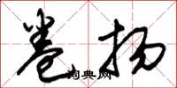 朱锡荣卷扬草书怎么写