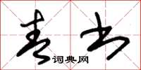 朱锡荣青书草书怎么写