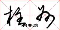 朱锡荣柱州草书怎么写