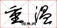 朱锡荣重温草书怎么写