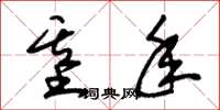 朱锡荣基年草书怎么写