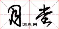 朱锡荣月堂草书怎么写
