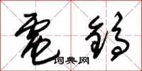 朱锡荣电镐草书怎么写
