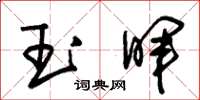 朱锡荣玉晖草书怎么写