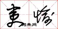 朱锡荣夷愉草书怎么写