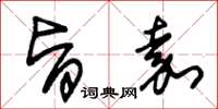 朱锡荣旨嘉草书怎么写