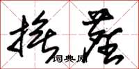朱锡荣抚尘草书怎么写