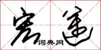 朱锡荣宏迈草书怎么写