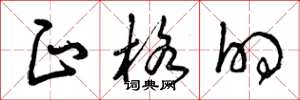 曾庆福正格的草书怎么写