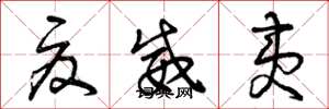 曾庆福夏威夷草书怎么写