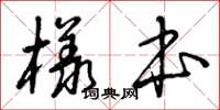 曾庆福样本草书怎么写