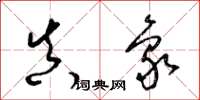 梁锦英真象草书怎么写