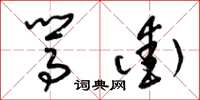 梁锦英駡街草书怎么写