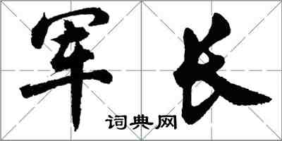 胡问遂军长行书怎么写