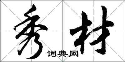 胡问遂秀材行书怎么写