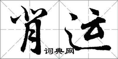 胡问遂背运行书怎么写