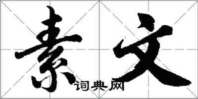 胡问遂素文行书怎么写