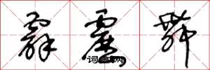 王冬龄霹雳舞草书怎么写