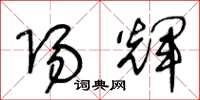 王冬龄阳辉草书怎么写