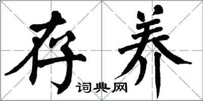 翁闿运存养楷书怎么写