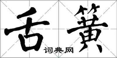 翁闿运舌簧楷书怎么写