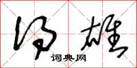 王冬龄得雄草书怎么写