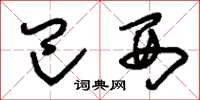 刘少英巴西草书怎么写