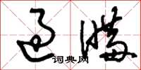 刘少英过瞒草书怎么写