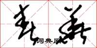 刘少英春华草书怎么写