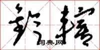 刘少英钤辖草书怎么写