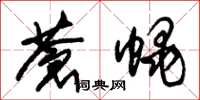 朱锡荣苍蝇草书怎么写