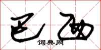 朱锡荣巴西草书怎么写