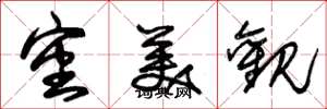 朱锡荣审美观草书怎么写
