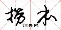 朱锡荣捞本草书怎么写