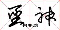 朱锡荣圣神草书怎么写