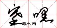朱锡荣塞嘿草书怎么写