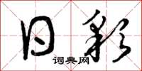 曾庆福日彩草书怎么写
