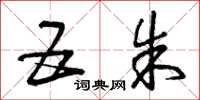 曾庆福五朱草书怎么写