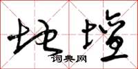 曾庆福地坛草书怎么写