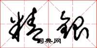 朱锡荣精银草书怎么写