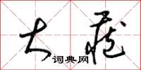 梁锦英大藏草书怎么写