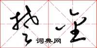 梁锦英楚金草书怎么写